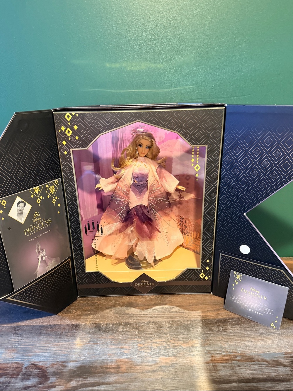 Disney Aurora Designer Collection Doll in Pink and Purple